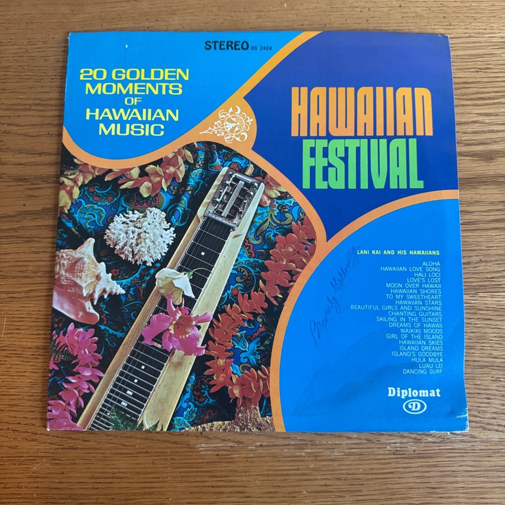 Lani Kai‎ & His Hawaiians Golden Moments of Hawaiian Music Vinyl Record